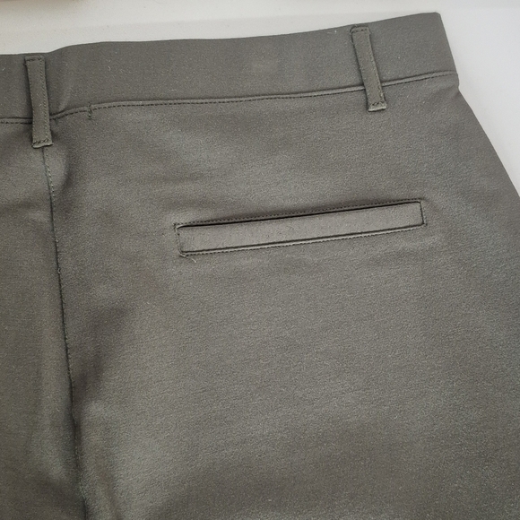 Quince Ponte Bootcut Pants Olive Green - Size XL Tall - Picture 9 of 16